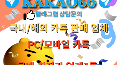 국내카톡구매 텔 kakao60 한국 카카오톡의 위상